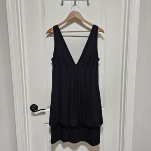 Black Cocktail Dress with sash detail